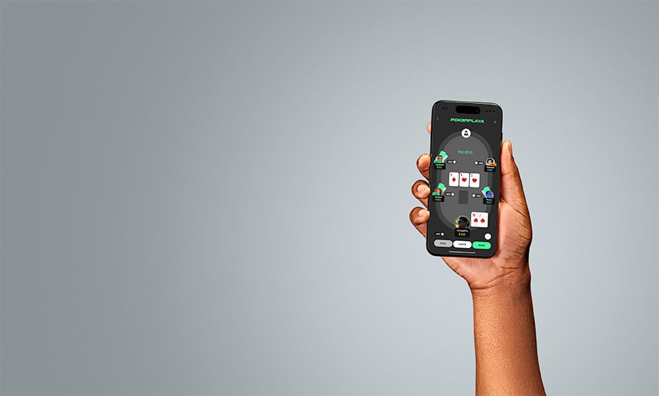 A hand holding an iPhone representing the gaming industry